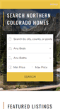 Mobile Screenshot of northerncoloradohomefinder.com